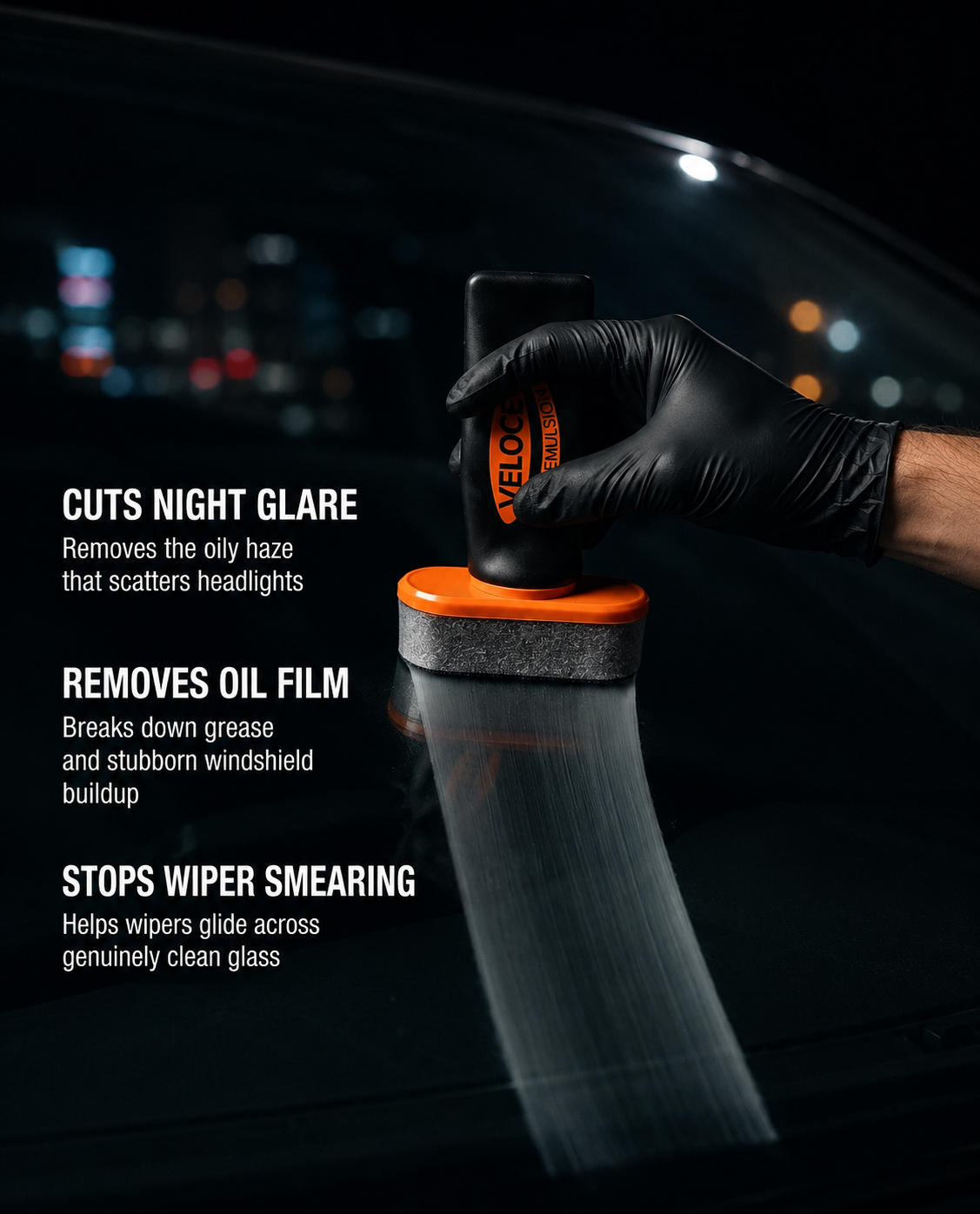 Veloce Oil Film Remover – Windshield & Glass Cleaner