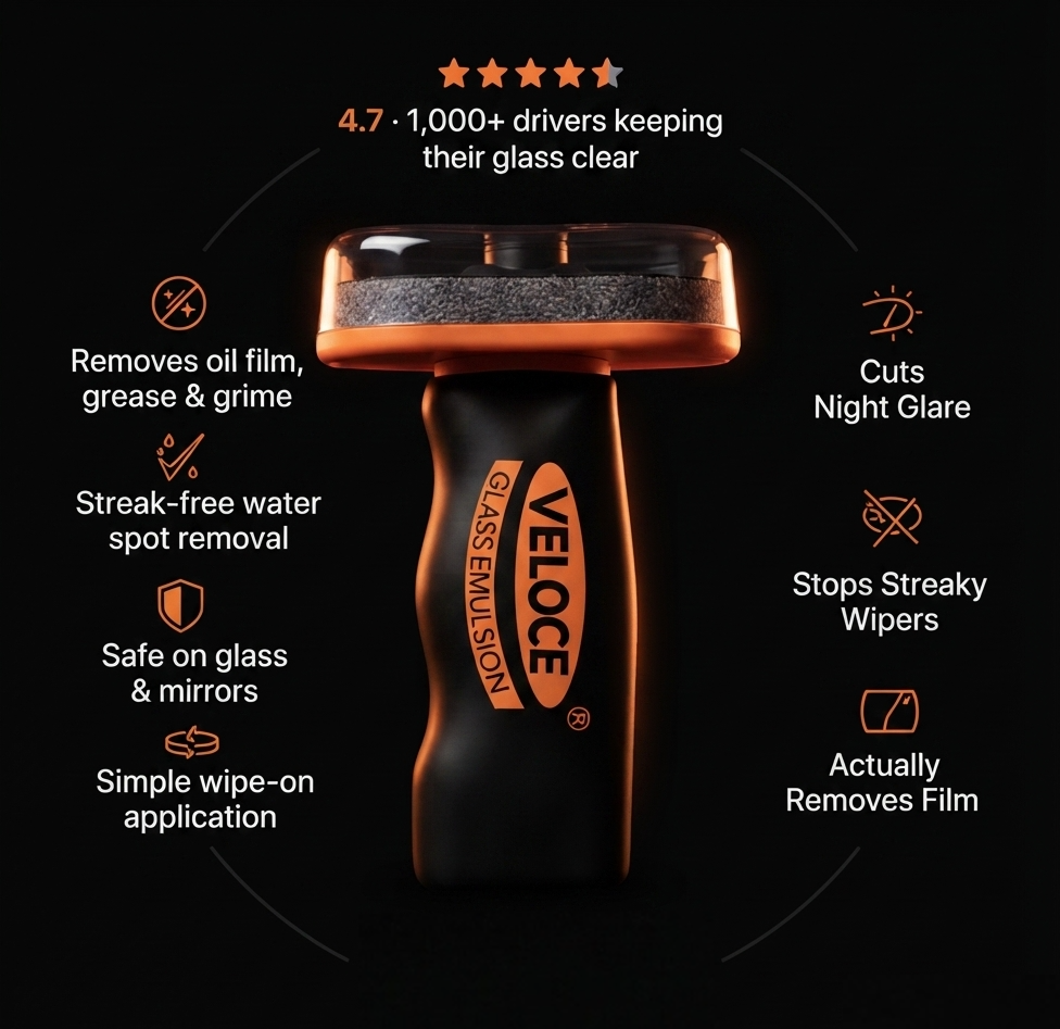 Veloce Oil Film Remover – Windshield & Glass Cleaner